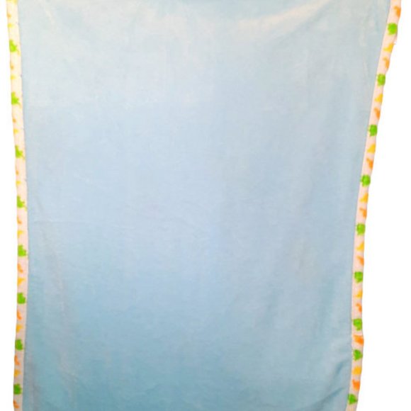 Le Bebe Favorite Dinosaur Trim Baby Security Lovey Blanket 31" X 38" - Picture 2 of 5